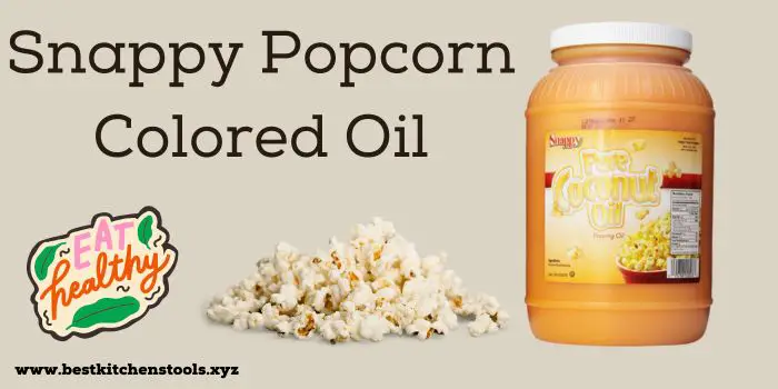 Best oil for popcorn maker