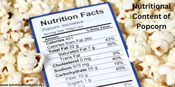 Nutritional Content of Popcorn